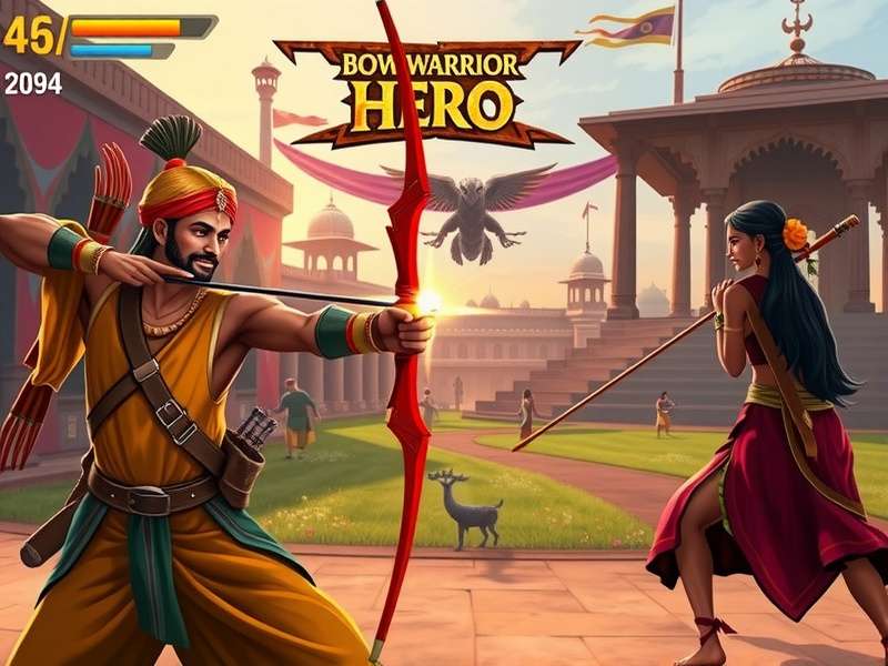 Indian players enjoying Bow Warrior Hero during festival event